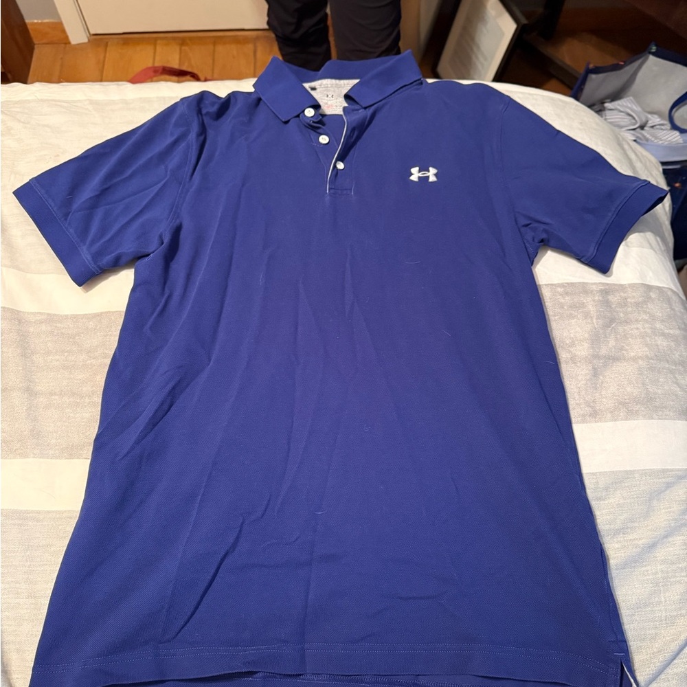 Under Armour Men's Blue Polo